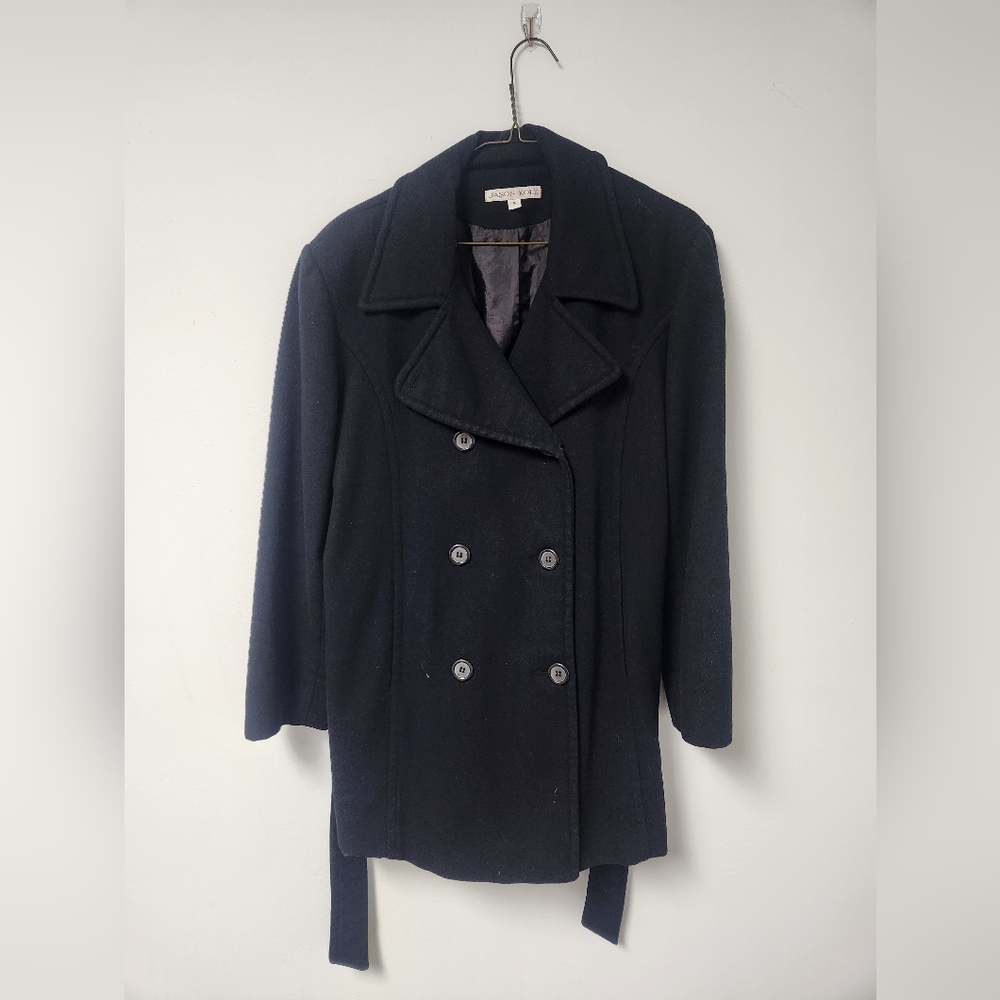Jason Kole - Women's Black Double-Breasted Coat